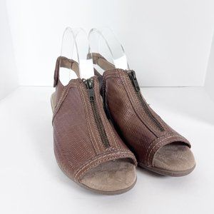 2/$30 Earth Origins Peep toe Chunky Heel 8.5